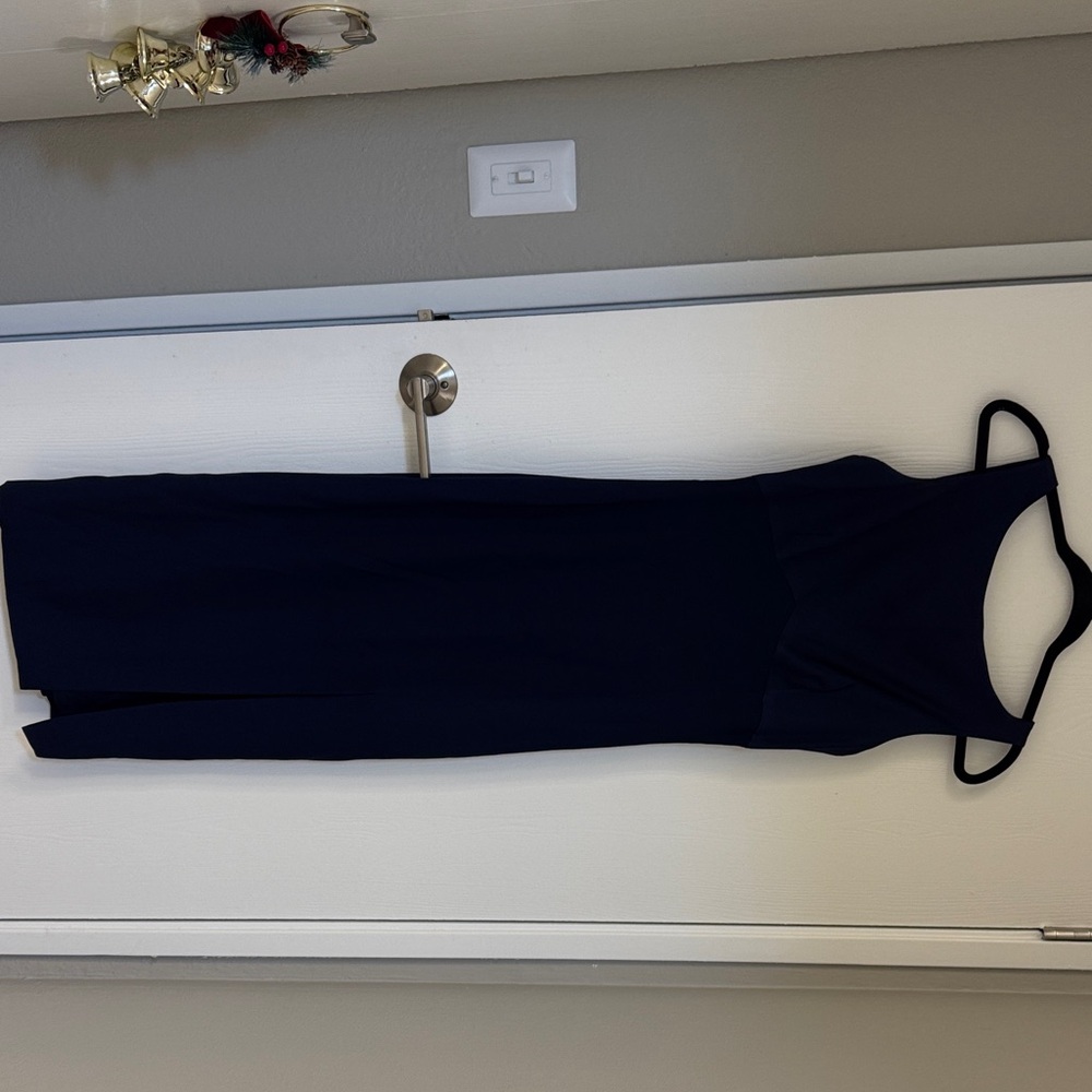 Adrianna Papell Midnight Blue Midi Dress